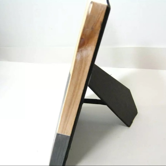 𝅺Natural Solid Handcrafted style Wood Photo Frame Picture Holder for 4x6 photo - Picture 4 of 5